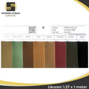 Kulit PVC - Snow Tebal